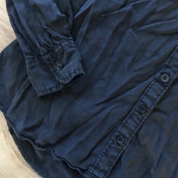 A&F Distressed Button Down Shirt - Picture 6 of 7